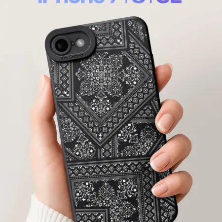 Чехол на iPhone 7, 8 и SE 2020 с ковром. SCDesign