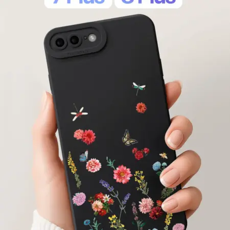 Чехол на iPhone 7 Plus и 8 Plus с цветами. SCDesign