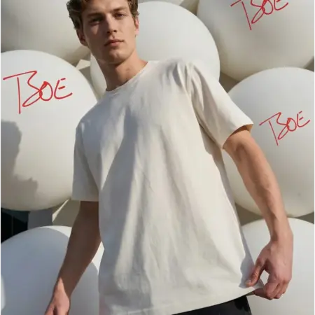 Футболка из хлопка однотонная. ТВОЕ