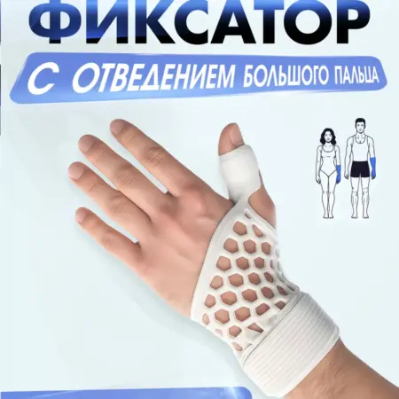Фиксатор (шина) с отведением большого пальца. БИОЛЮДИ