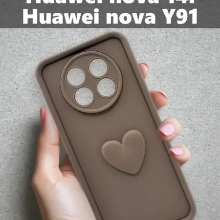Чехол на Huawei nova 14i, Huawei nova Y91 Нова 14й сердце. All in