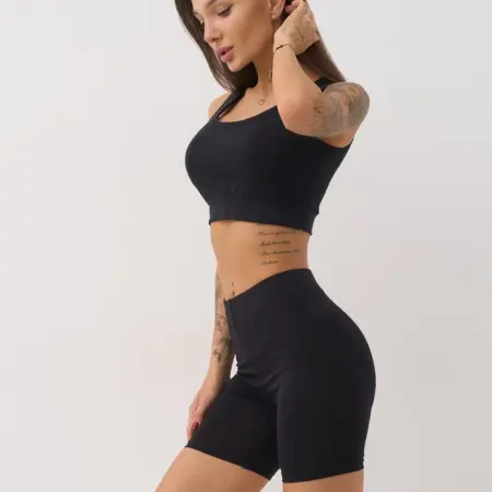 Велосипедки короткие хлопок с широким поясом. ТВОЙ СТИЛЬ