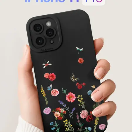 Чехол на iPhone 11 Pro с цветами. SCDesign