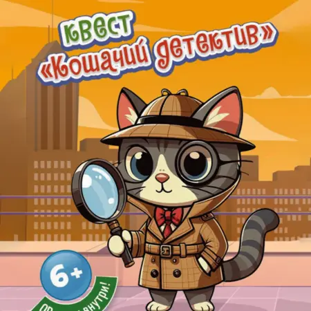 Детективный квест для любителей котиков по поиску подарка. Умный ребёнок
