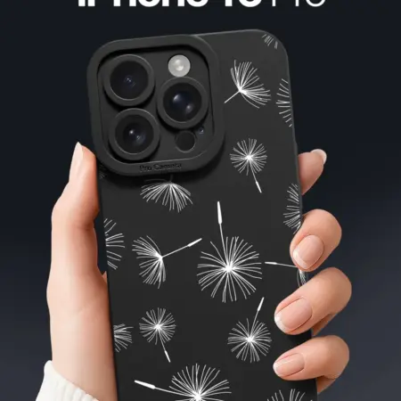 Чехол на iPhone 16 Pro с одуванчиками. SCDesign