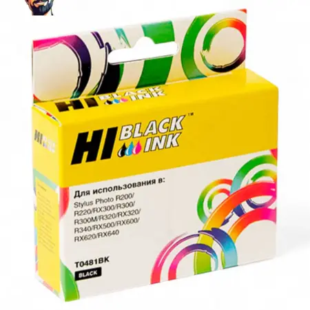 Картридж Epson Stylus Photo R200 RX600, C13T04814010, BK. Карт24