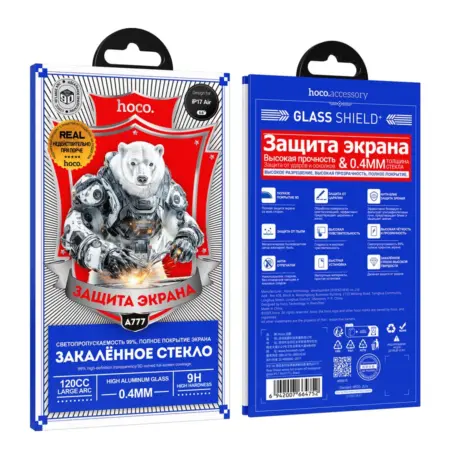 Защитное стекло на iPhone Air, Bear Shield прозрачное HD. ООО СОТЕКОМ официальный дистрибьютор брендов