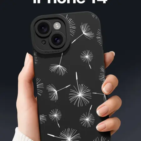 Чехол на iPhone 14 с одуванчиками. SCDesign