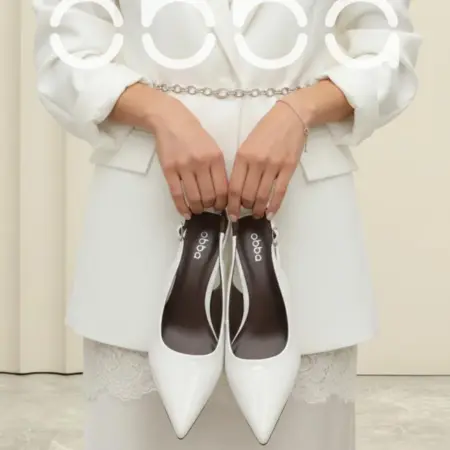 Летние туфли слингбэки на каблуке с ремешком. Obba! Just WOW.