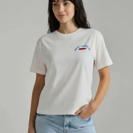 Футболка из хлопка с принтом на спине. ТВОЕ