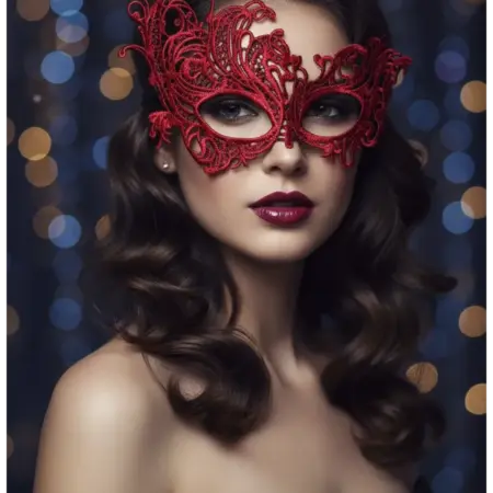 Маска карнавальная ажурная. ShirMaxiBest