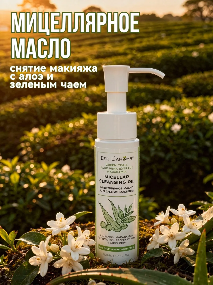 Мицеллярное масло для снятия макияжа 50 мл. EFE LAROME / ЭФЕ ЛАРОМ Косметика от производителя