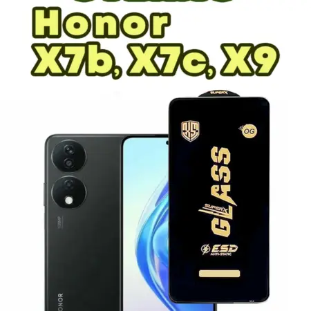 Защитное стекло Honor X7b, X7c (1шт 6D). Accessfull