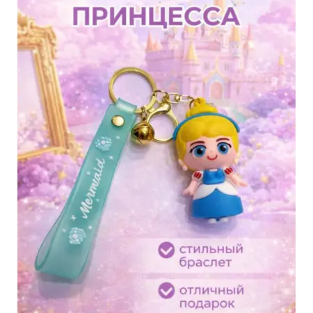Брелок для ключей принцесса. Мир Брелков