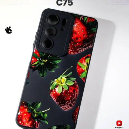 Чехол на Realme C75 с принтом. vipsales.ru