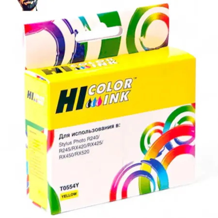 Картридж HB-T0554 Epson Stylus Photo R240 RX420 RX520, Y. Карт24