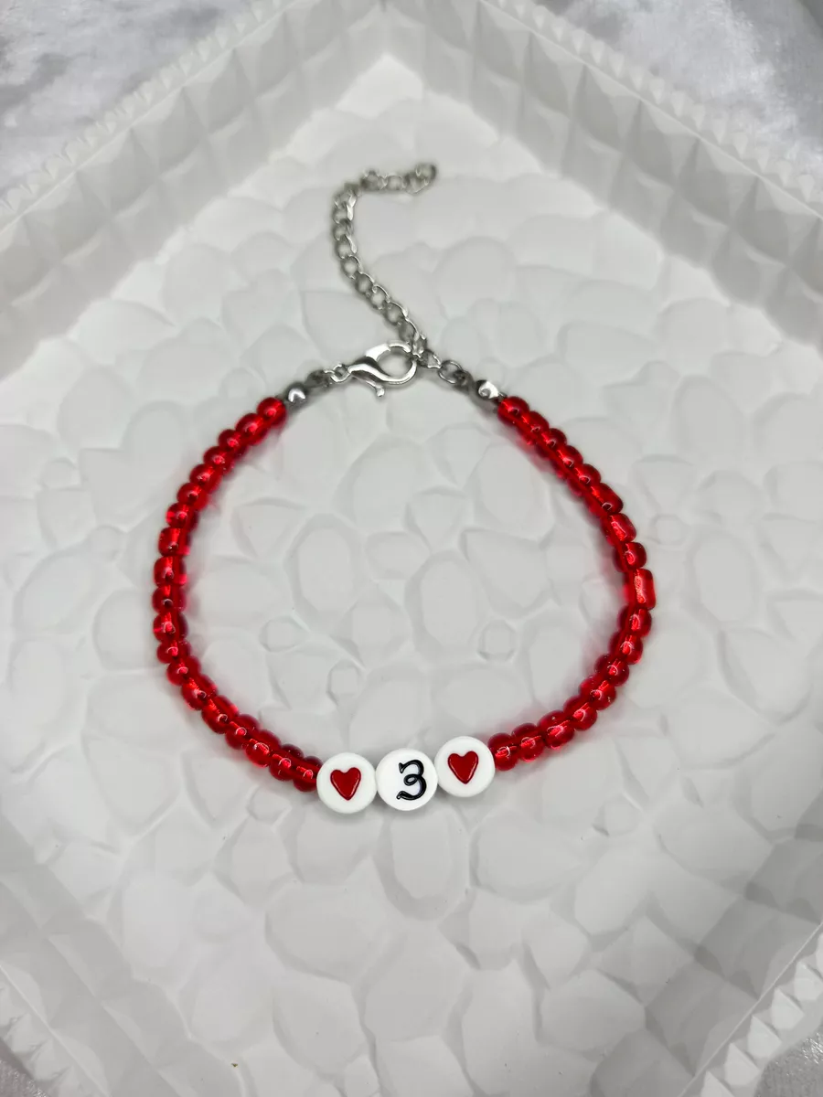 Браслет из бисера с буквой З. Мастерская браслетов