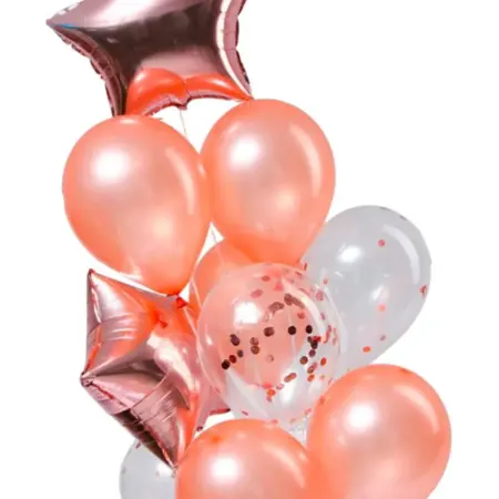 Воздушные латексные шары-букет "Праздничный", 12 шт. KoroBoom Shop