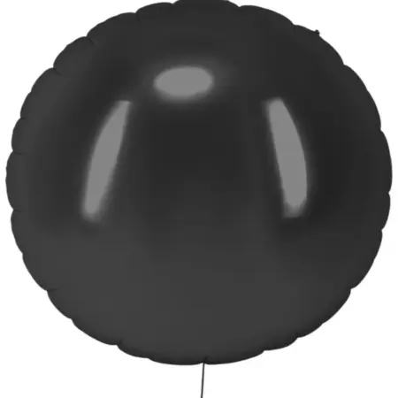 Надувной шар "Круг гигант" 68", для фотозоны, цвет чёрный. KoroBoom Shop