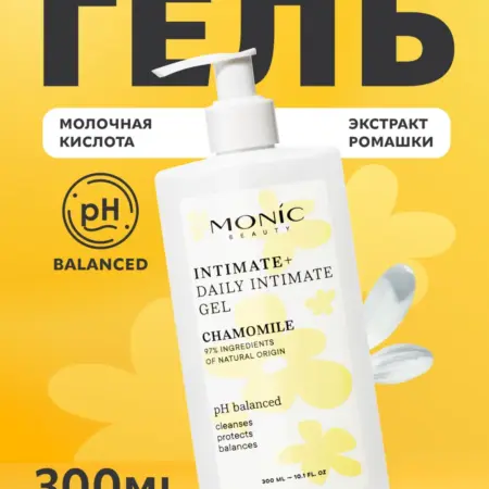 Гель для интимной гигиены INTIMATE+ с ромашкой, 300 мл. ВЕЛЕС