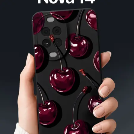 Чехол на Huawei Nova 14 с вишнями. SCDesign