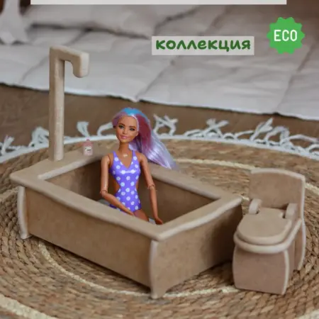 Мебель для кукол деревянная под покраску. Sweet_Home