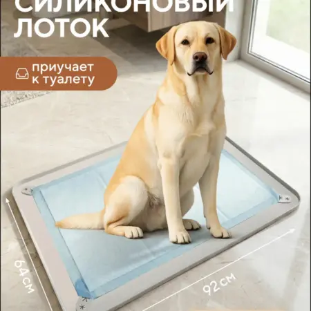 Лоток для собак под пеленку силиконовый 60*90 см. CityNature