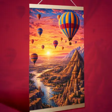 Картина по номерам "Воздушный шар" в подарок. ЗАРЯ Ретейл