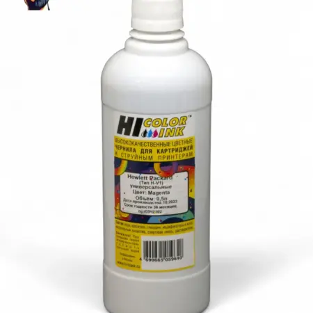Чернила HP Тип H-V1, M, 0.5 л, универсальные водяные. Карт24