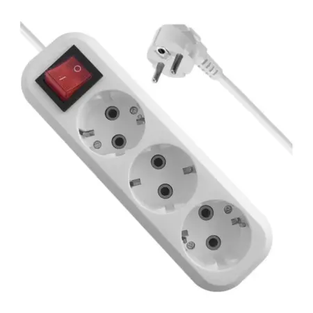 Удлинитель с заземлением L330 16 А, 3 м, с выключением. ЭлектроЦентр