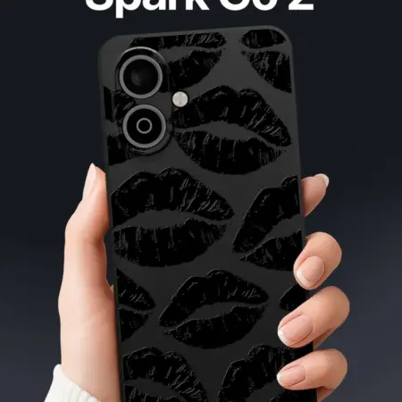 Чехол на Tecno Spark Go 2 с поцелуями. SCDesign