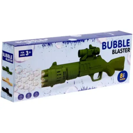 Генератор мыльных пузырей "Пулемёт-бластер", цвет МИКС. KoroBoom Shop