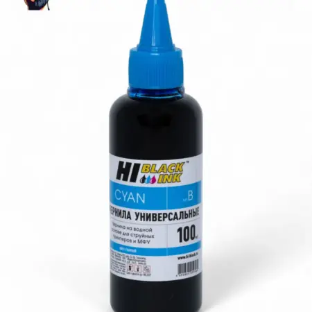 Чернила Brother Тип B-V1, C, 0.1 л, универсальные водные. Карт24