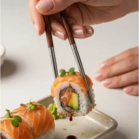 Палочки для суши из нержавеющей стали диаметром 0 8 см. Дом и Ты