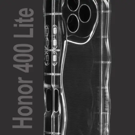 Чехол на Huawei Honor 400 Lite волнистый прозрачный. АКСЕССУАРЫ ДЛЯ ГАДЖЕТОВ
