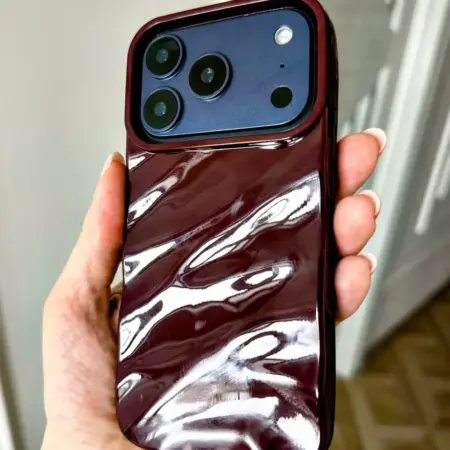 Чехол на iPhone 17 PRO MAX винный. Banana!