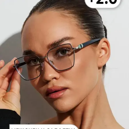 Очки для зрения +2 затемненные. OptiKa