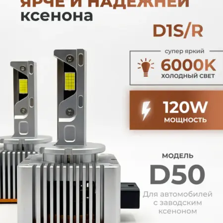 Светодиодные Лампы D50 D1S R. ТРИС
