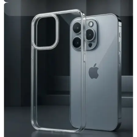 Чехол на iPhone 16 PRO прозрачный поликарбонат. GreenQueen