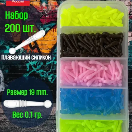 Силиконовые приманки для мормышинга и микроджига. FishTime