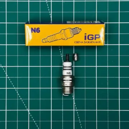 Свеча зажигания IGP N6 (1 шт). TEHNO-ZONA.RU