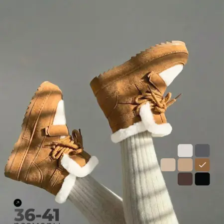 Полусапожки зимние теплые на толстой подошве. Rakull