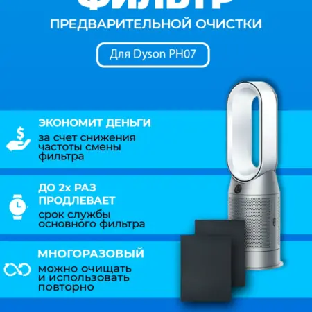 Фильтр для очистителя воздуха Dyson PH07 + 970341-01. ПРЕфильтр