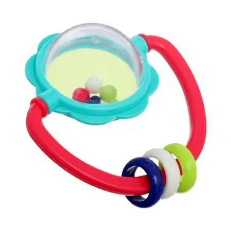 Погремушка "Шарики" для новорожденных с прорезывателем. KoroBoom Shop