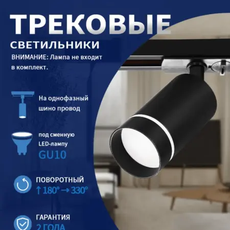 12Br，трековый светильник，Черный，Чистая благородная система. CENSEE