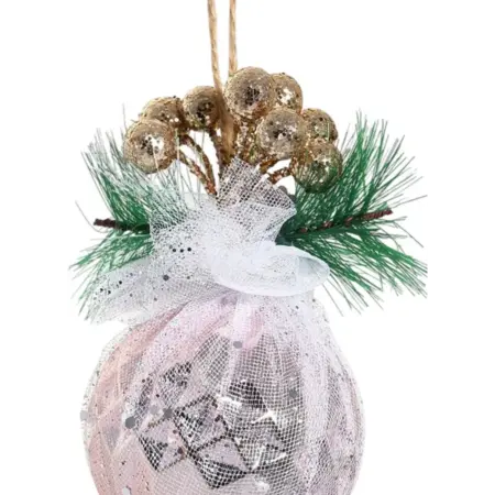 Ёлочный шар "Блеск рождества Новогодний", шарик-подвеска. KoroBoom Shop