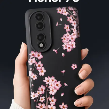 Чехол на Honor 70 с сакурой. SCDesign