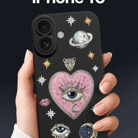 Чехол на iPhone 16 с принтом. SCDesign