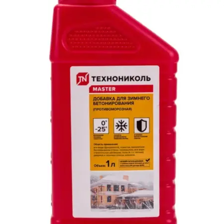 Добавка для зимнего бетонирования (противоморозная) 1л. Батяня Стройцентр