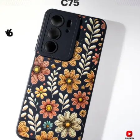 Чехол на Realme C75 с принтом. vipsales.ru